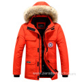 winter windproof padded quilted lining fleece men coats